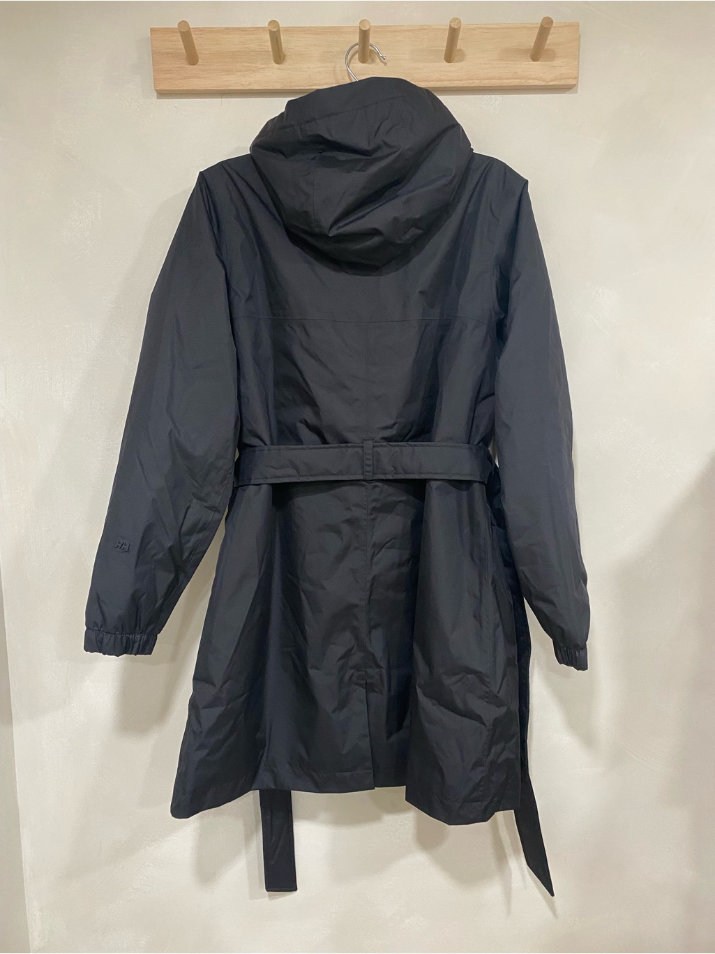 Helly Hansen Classic Insulated Trench Coat Black Large Nwot — image 5 of 8